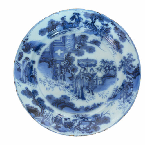 Antique Plate Ceramic Delftware