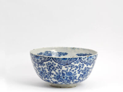 Delft Blue Ceramic Large Bowl Aronson