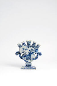 Antique Delftware Flower Vase