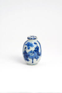 Delftware Tea Canister Aronson Antiquairs