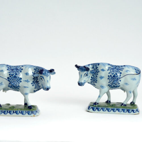 Delftware Cow Figurines