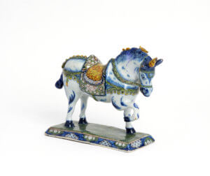 Aronson Antiquairs Unicorn Polychrome Figure