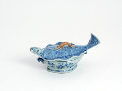 Delftware Blue Polychrome Form