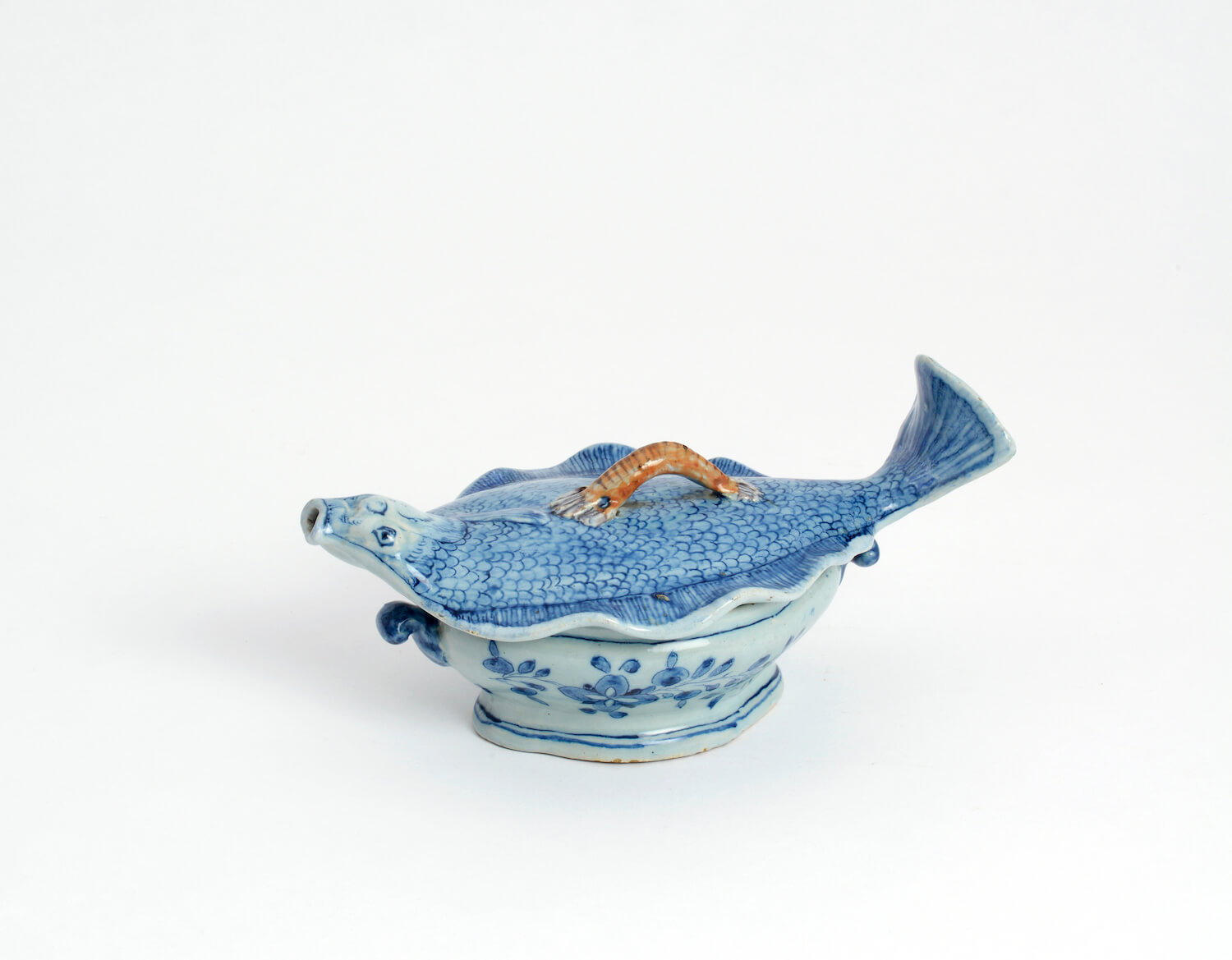 delftware blue polychrome form