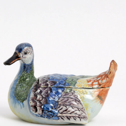 Antique Polychrome Duck