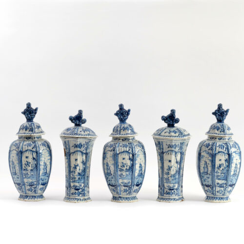 Ceramic Garniture Aronson Antiquairs