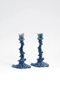 Delftware Candlesticks Antique