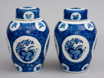 Blue And White Antique Delftware