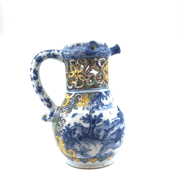 antique vase delftware aronson