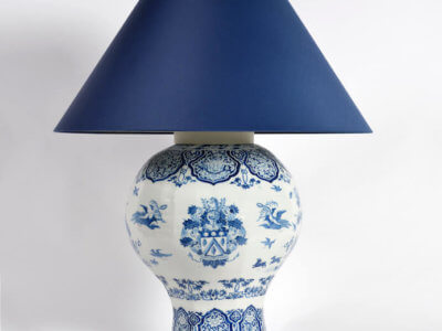 Delftware Lamp Blue And White