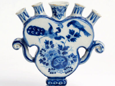 Delftware Flower Vase