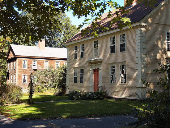 Outdoor museum of Deerfield, MA