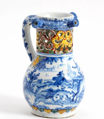 D1838. Polychrome Puzzle Jug