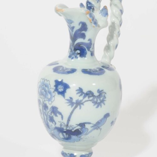 Delftware Antique Blue And White Ewer