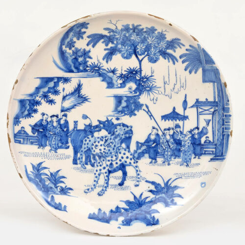 Antique Delftware Aronson Plate