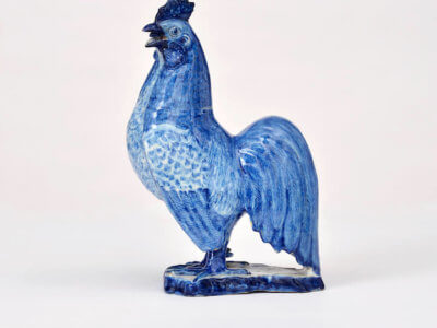 Dutch Delftware Antique Cockerel