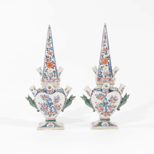 Delftware Small Flower Vases