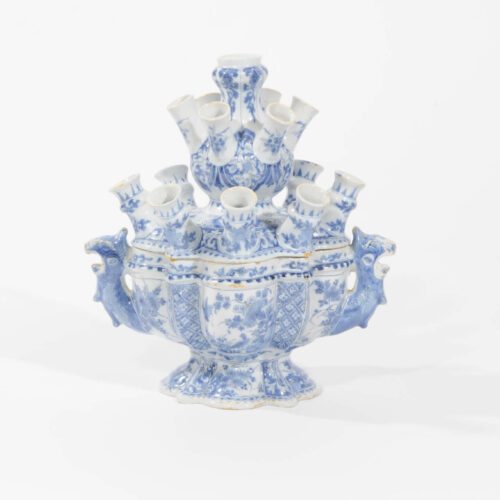 Antique Delftware Flower Bowl