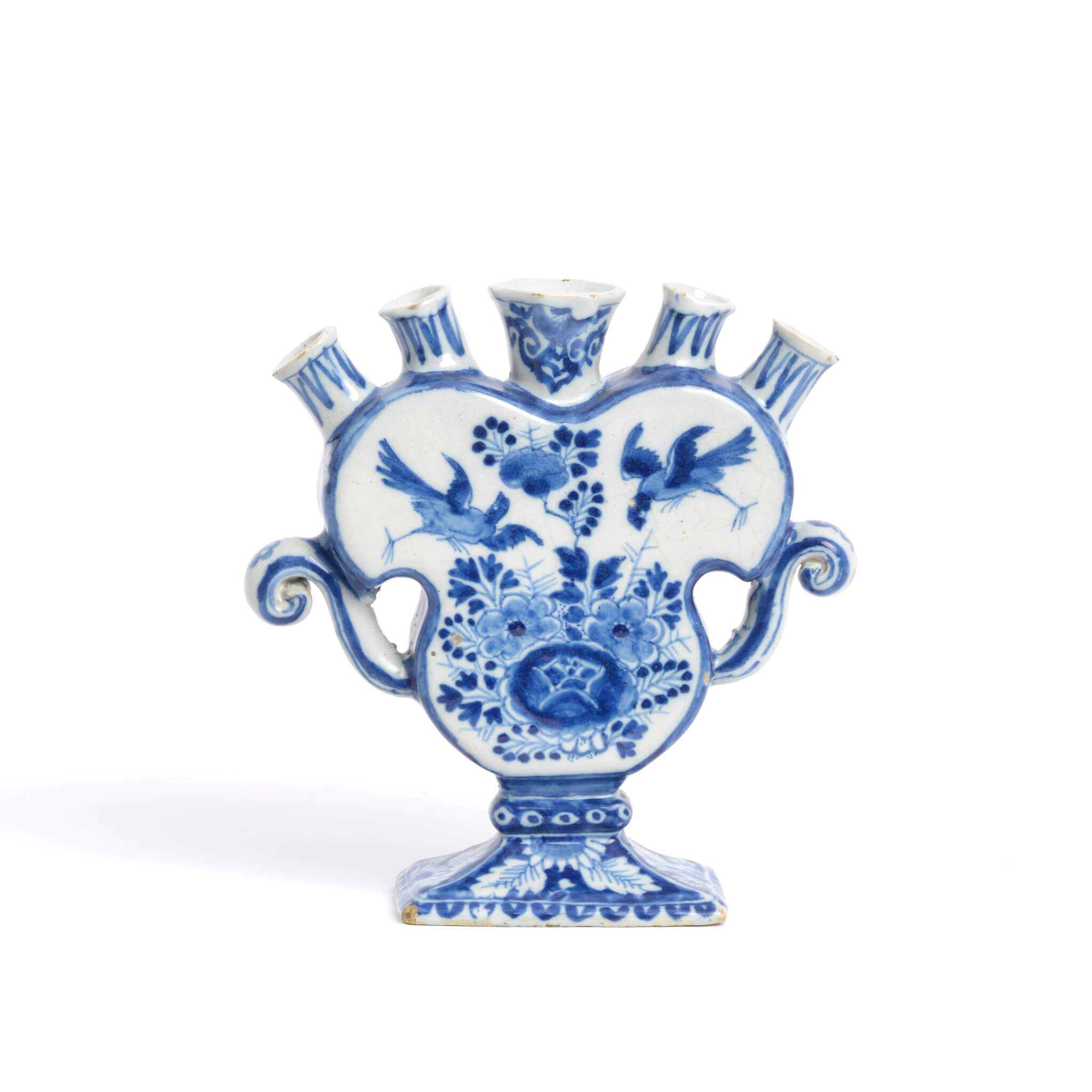 blue delftware tulip vase