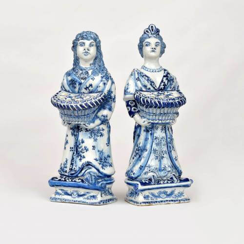 blue delftware William and Mary