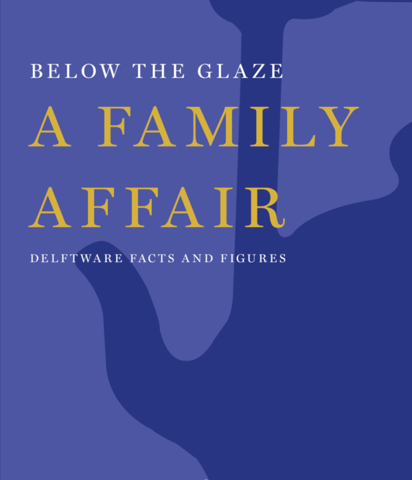 Book cover Below the Glaze. A Family Affair