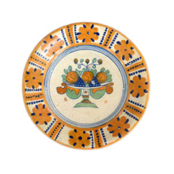 1903. Majolica Polychrome Plate