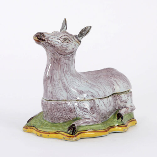 Polychrome Hind Tureen And Cover