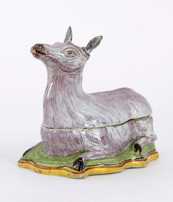 Polychrome Hind Tureen and Cover