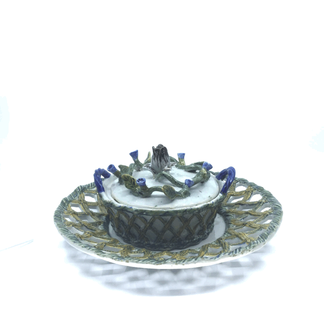 export Polychrome butter tub