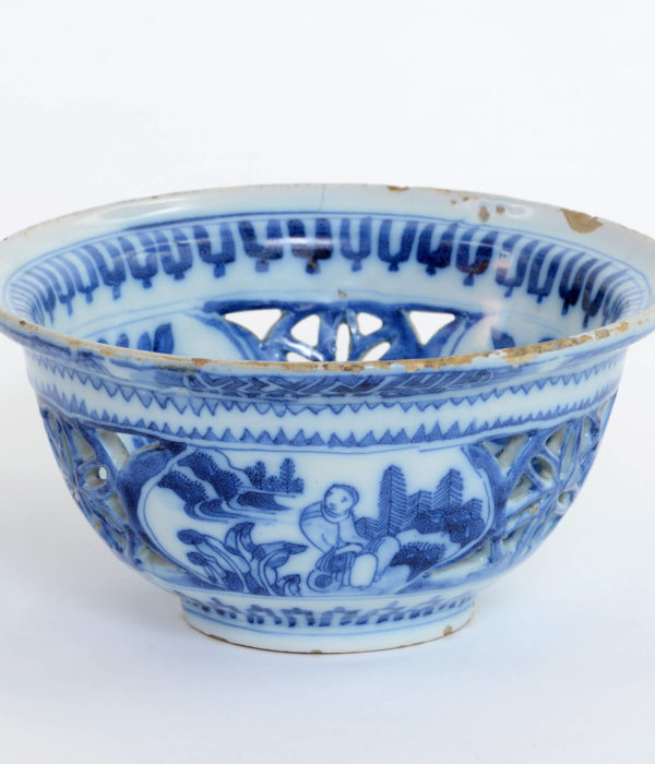Blue and White Small Bowl