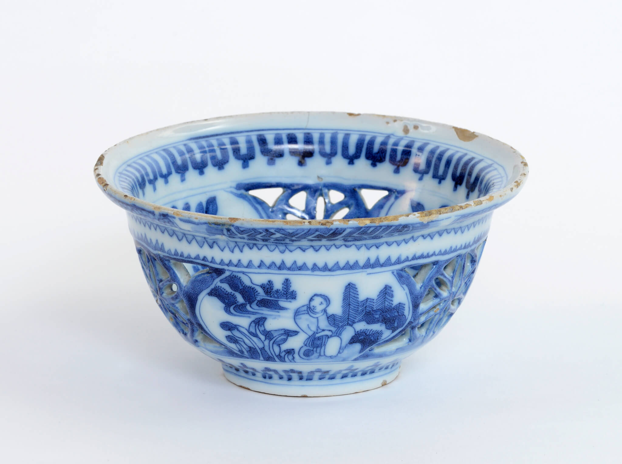 Blue and White Small Bowl