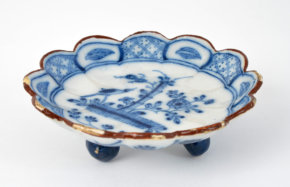 Blue And White Footed Sugar Dish