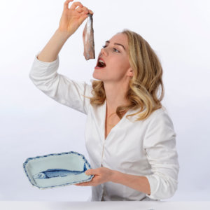 Eating Raw Herring