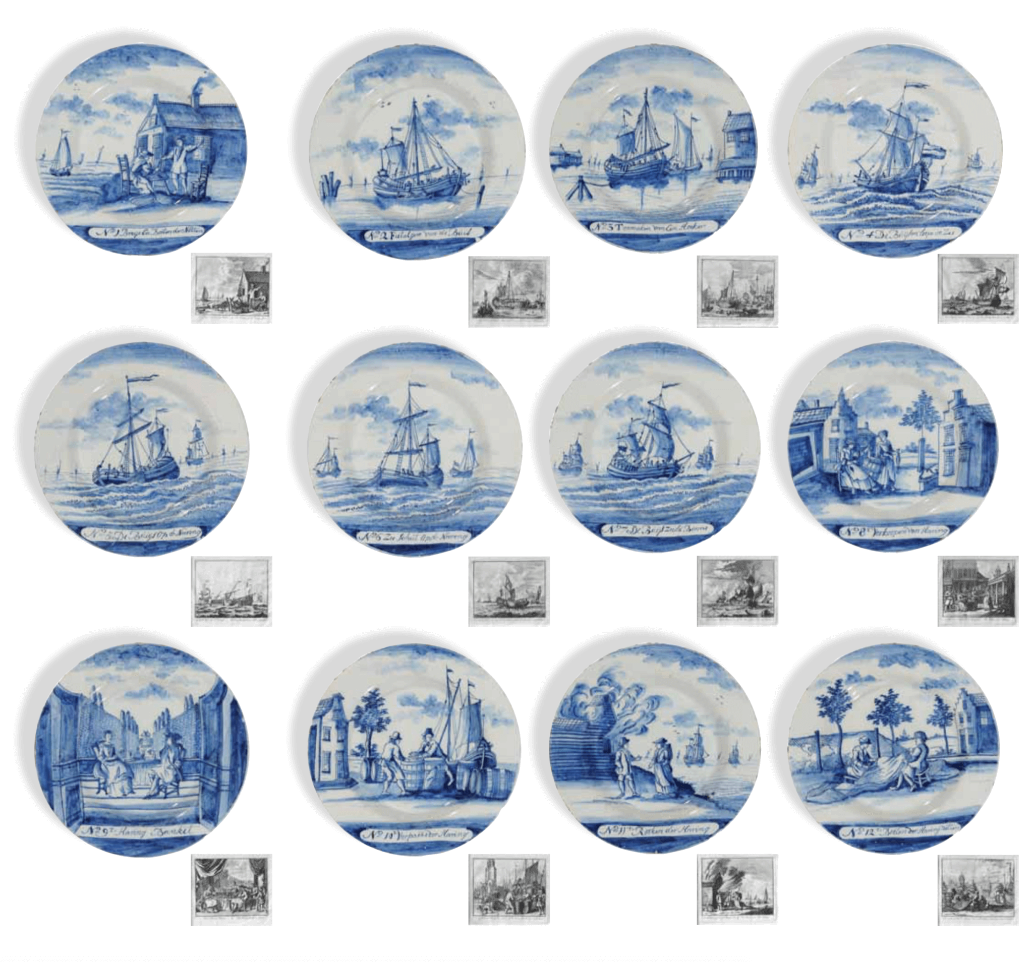 Object no. d1089 Herring fishing dishes Herring fishing dishes