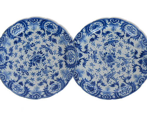 Blue And White Plates, Delftwaren