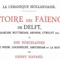 Henry Havard’s Studies On Delftware