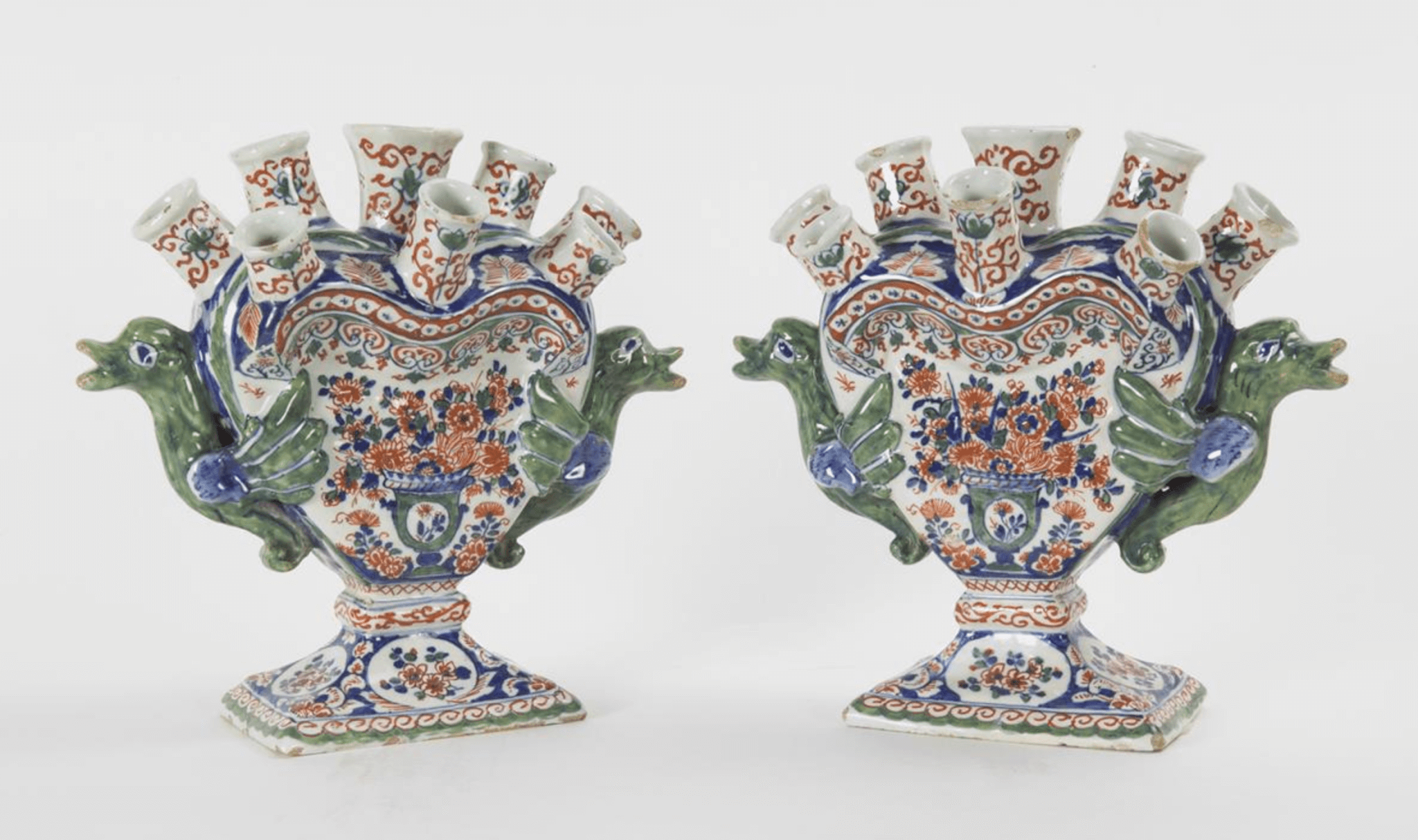 Cashmere Delftware vases