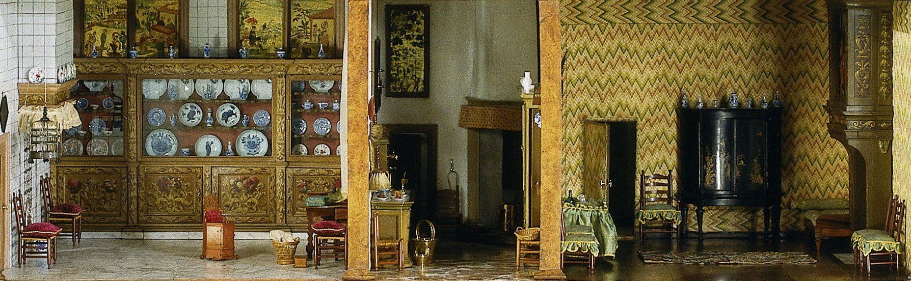 Detail of the dollhouse of Petronella Oortman, ca. 1686 - ca. 1710, Rijksmueum, Amsterdam