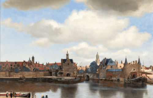 Painting By Johannes Vermeer City Of Delft