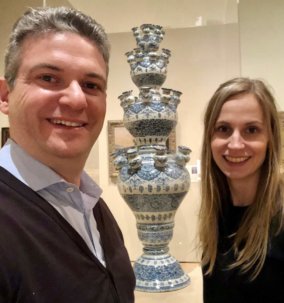 Céline Ariaans and Robert Aronson at the Minneapolis Institute of Arts Céline Ariaans and Robert Aronson at the Minneapolis Institute of Arts