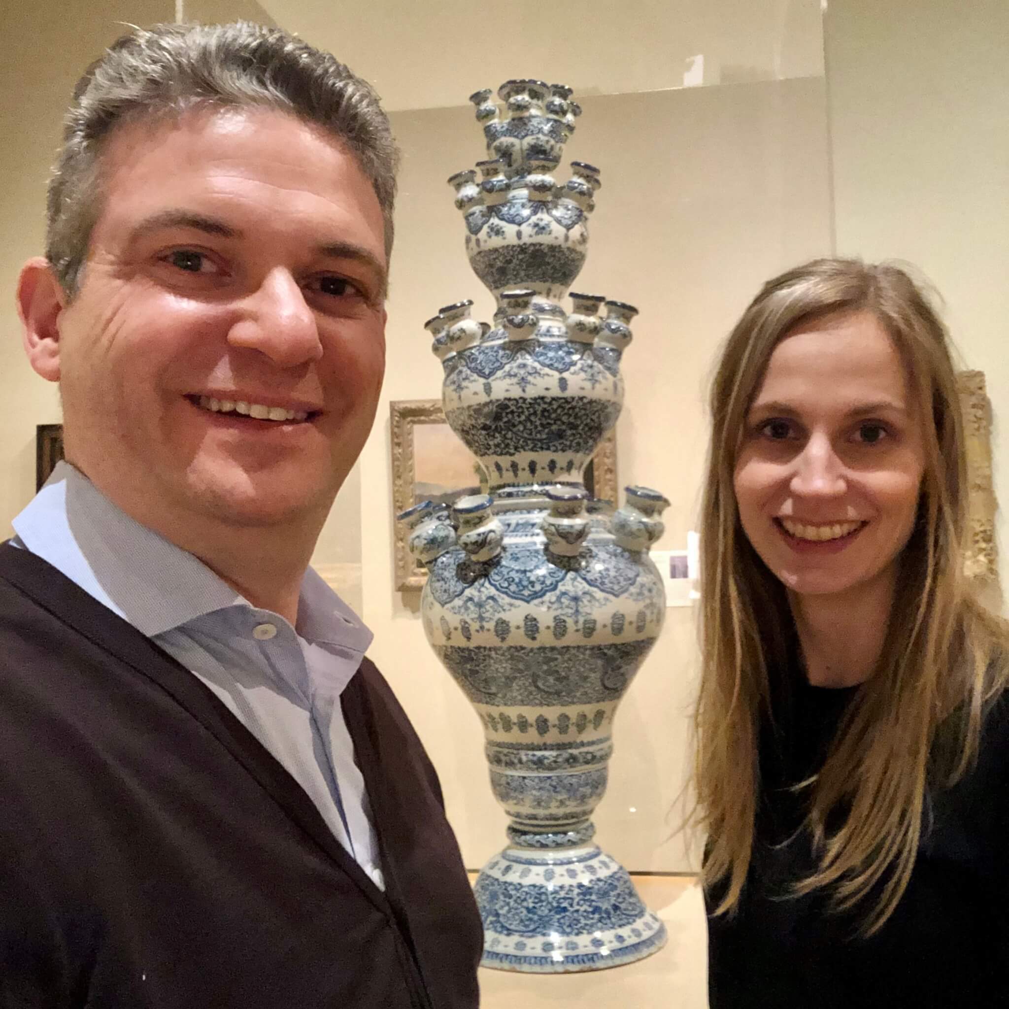 Céline Ariaans and Robert Aronson at the Minneapolis Institute of Arts