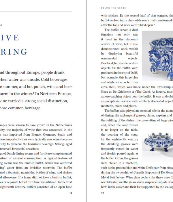 Article 'A festive gathering'. Below the Glaze publication