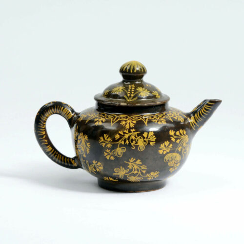Brown-glazed Teapot