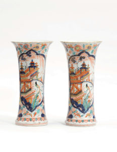 Delftware Beaker Vases