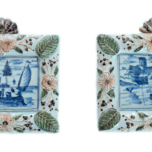 Polychrome Delftware Plaques