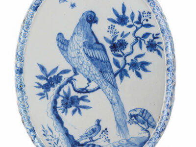 Blue And White Delftware Plaque