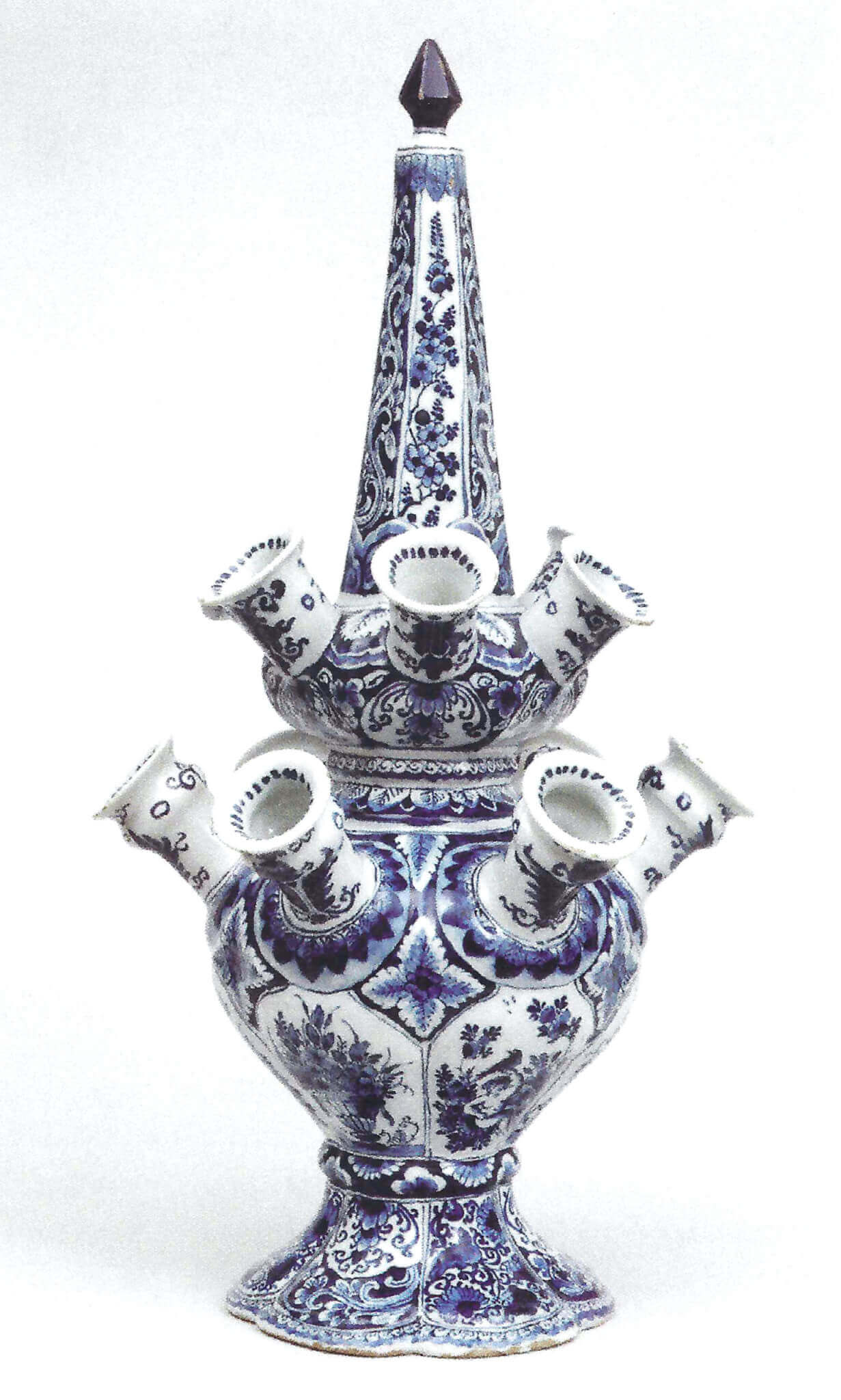 Blue and white Delftware vase Oranbienbaum collection