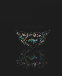 Black Delftware Bowl