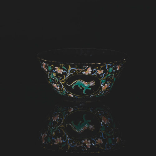 Black Delftware Bowl