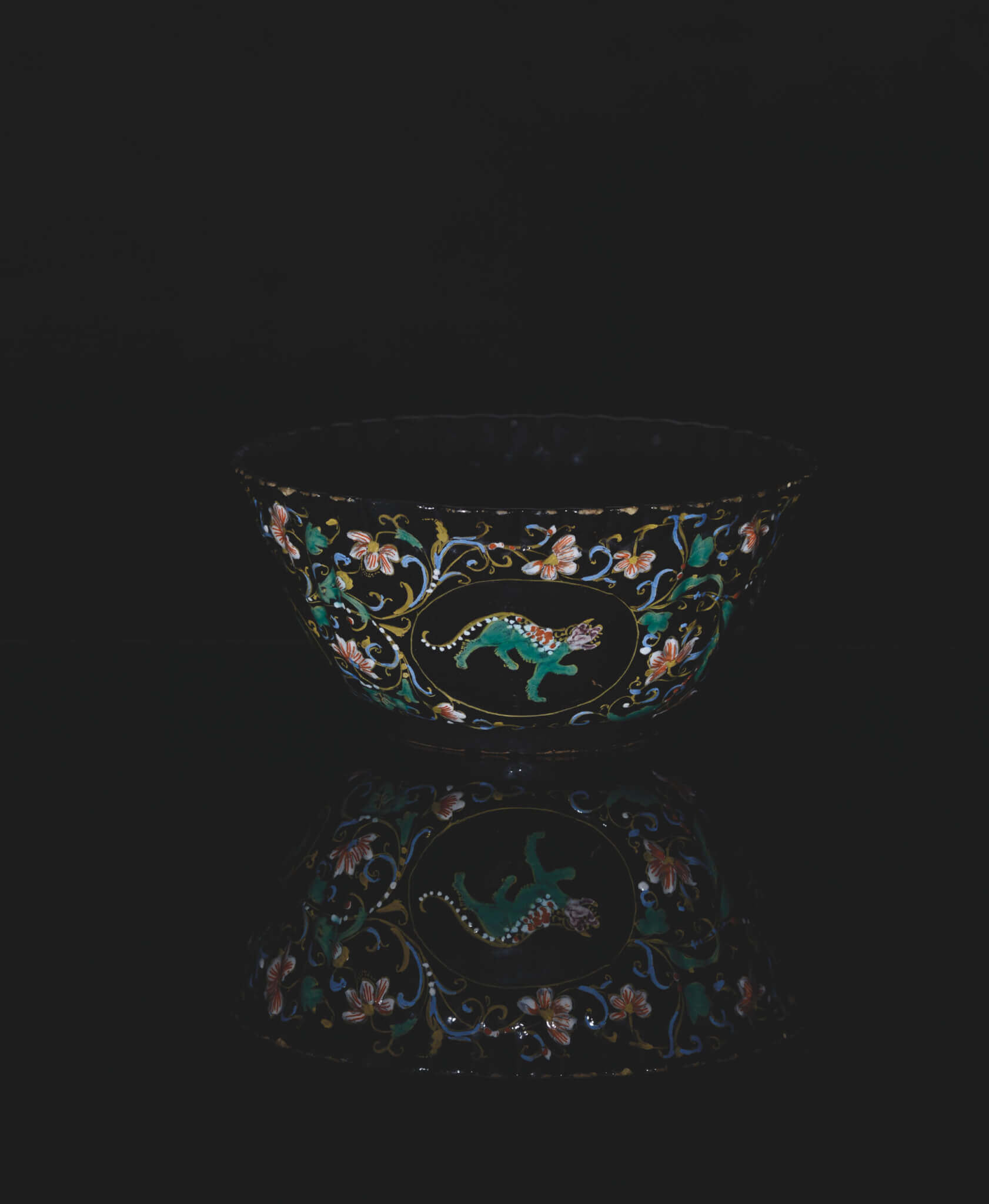 Black Delftware bowl Black Delftware bowl